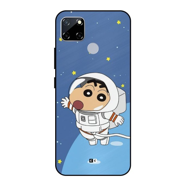 Astronaut Shinchan Metal Back Case for Realme Narzo 20