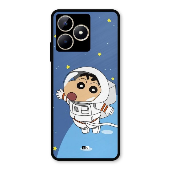 Astronaut Shinchan Metal Back Case for Realme Narzo N53