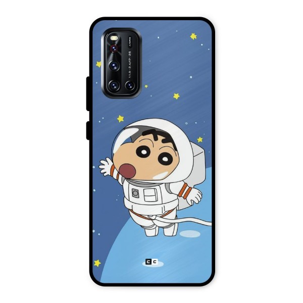 Astronaut Shinchan Metal Back Case for Vivo V19