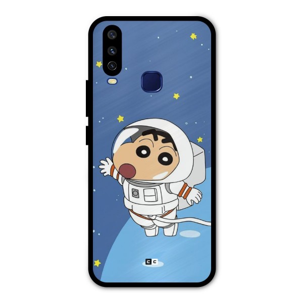 Astronaut Shinchan Metal Back Case for Vivo Y12