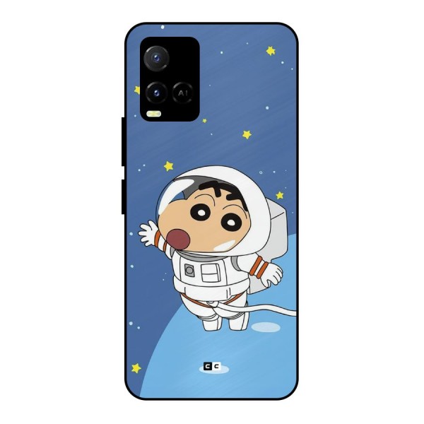 Astronaut Shinchan Metal Back Case for Vivo Y21A