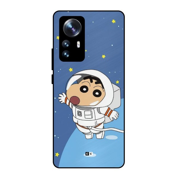 Astronaut Shinchan Metal Back Case for Xiaomi 12 Pro