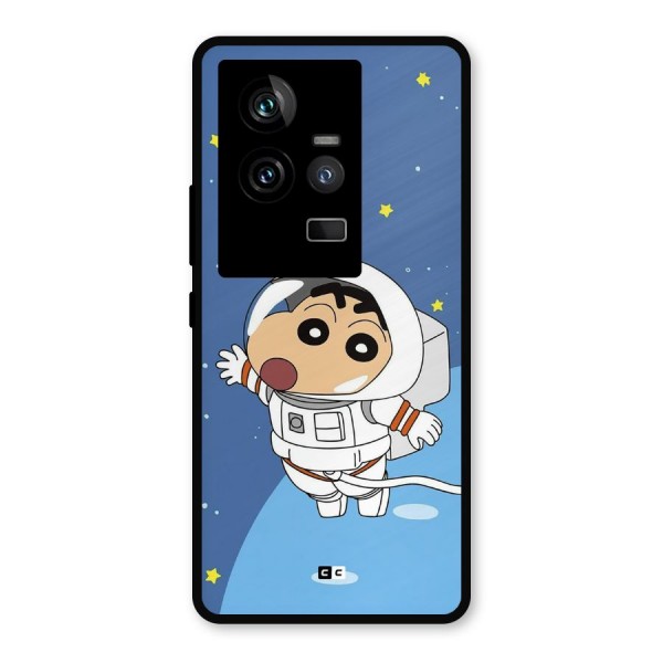 Astronaut Shinchan Metal Back Case for iQOO 11 5G