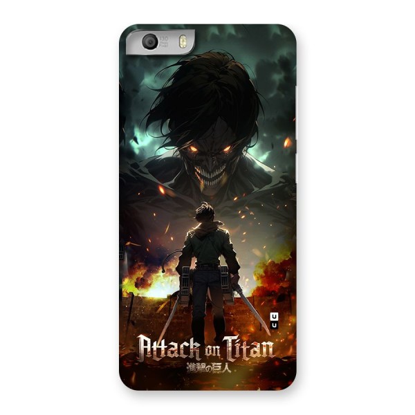 Atack On Titan Back Case for Canvas Knight 2
