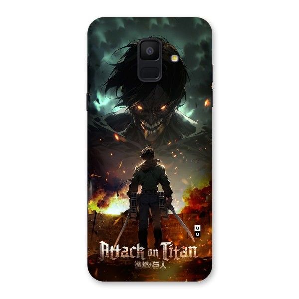 Atack On Titan Back Case for Galaxy A6 (2018)