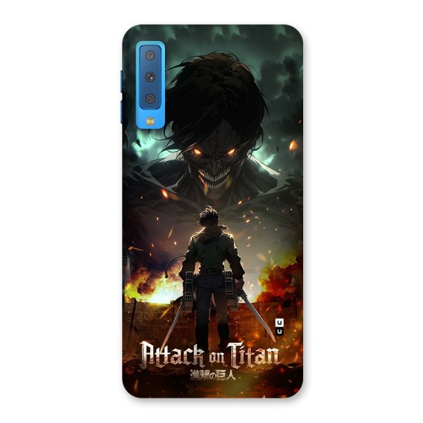 Atack On Titan Back Case for Galaxy A7 (2018)