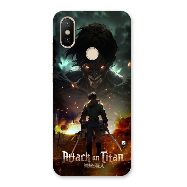 Atack On Titan Back Case for Mi A2