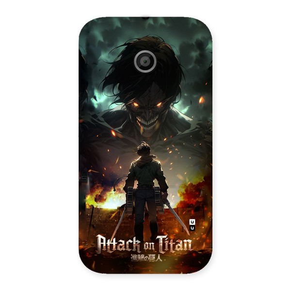 Atack On Titan Back Case for Moto E