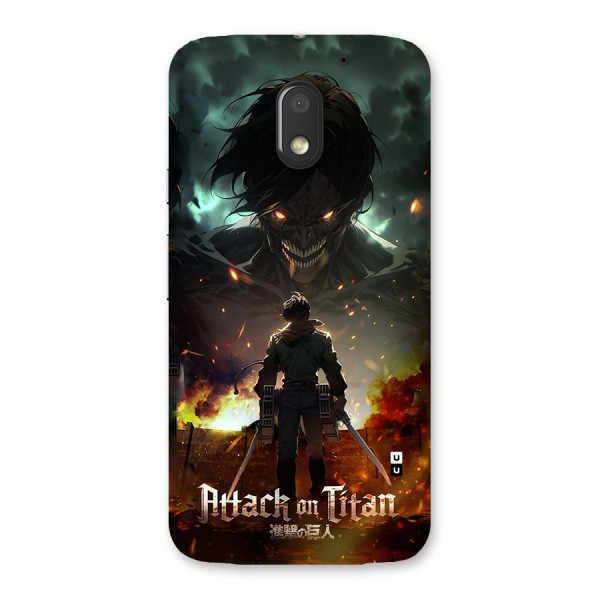 Atack On Titan Back Case for Moto E3 Power