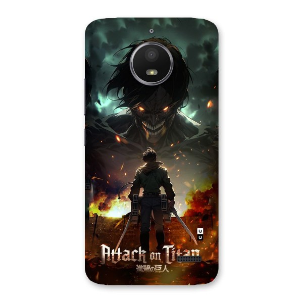 Atack On Titan Back Case for Moto E4