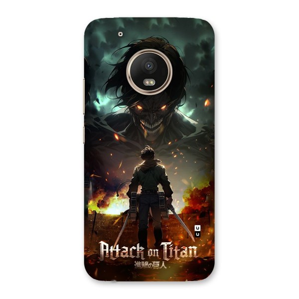 Atack On Titan Back Case for Moto G5 Plus