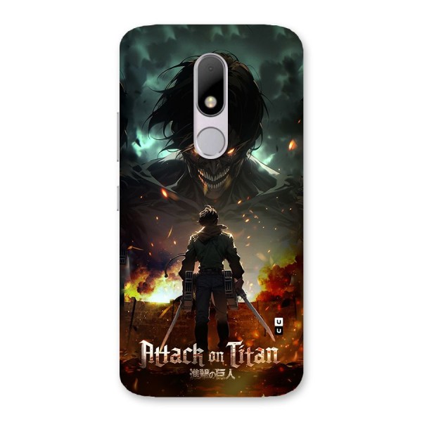 Atack On Titan Back Case for Moto M