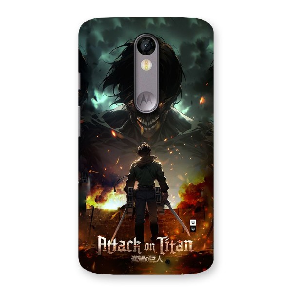 Atack On Titan Back Case for Moto X Force