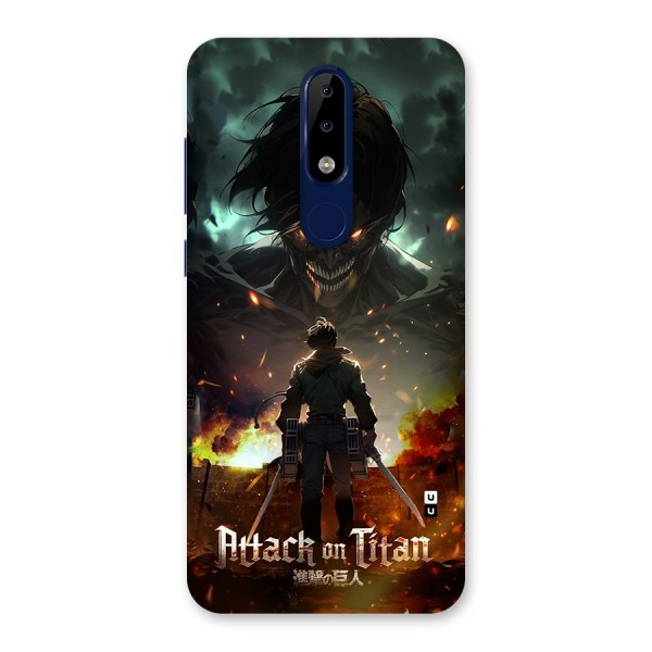 Atack On Titan Back Case for Nokia 5.1 Plus