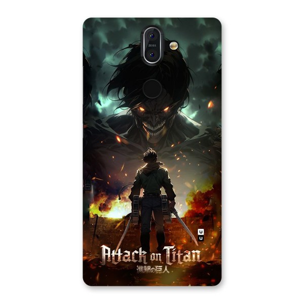 Atack On Titan Back Case for Nokia 8 Sirocco