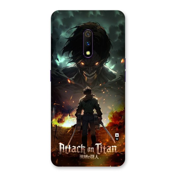 Atack On Titan Back Case for Realme X