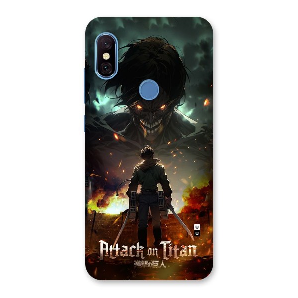 Atack On Titan Back Case for Redmi Note 6 Pro