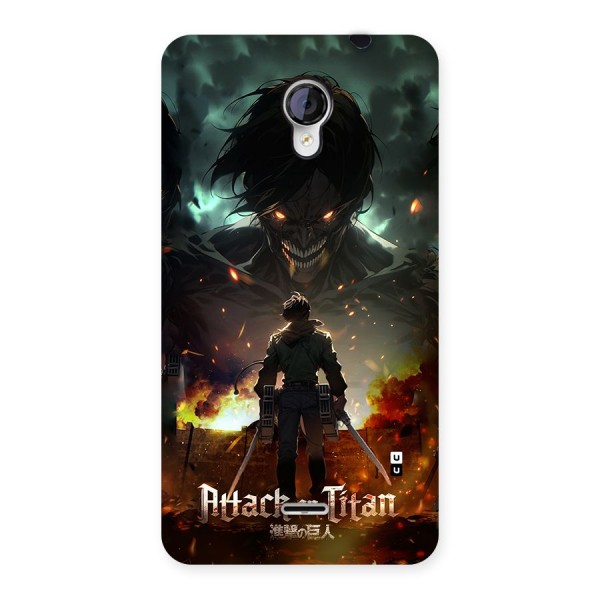 Atack On Titan Back Case for Unite 2 A106