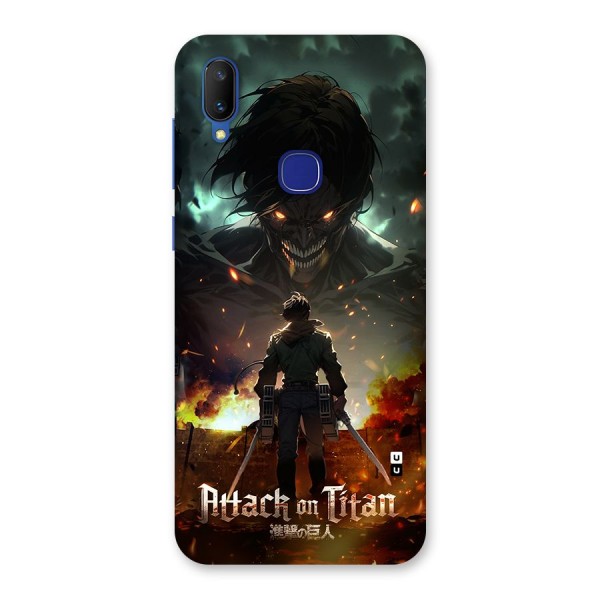 Atack On Titan Back Case for Vivo V11