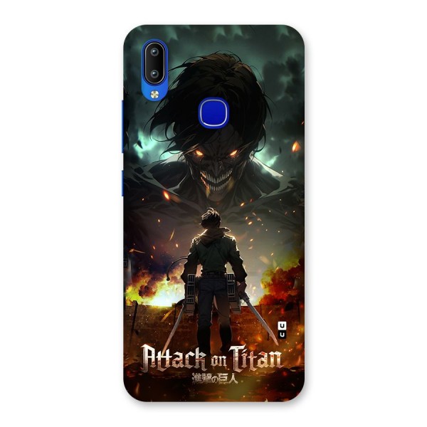 Atack On Titan Back Case for Vivo Y91