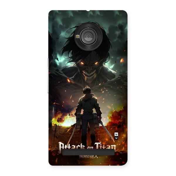 Atack On Titan Back Case for Yuphoria