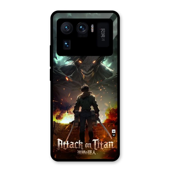 Atack On Titan Glass Back Case for Mi 11 Ultra