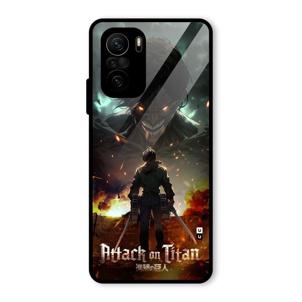 Atack On Titan Glass Back Case for Mi 11x