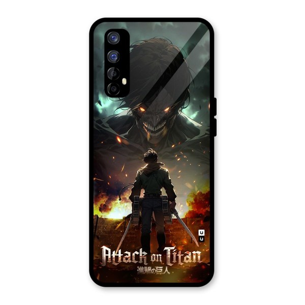 Atack On Titan Glass Back Case for Realme 7