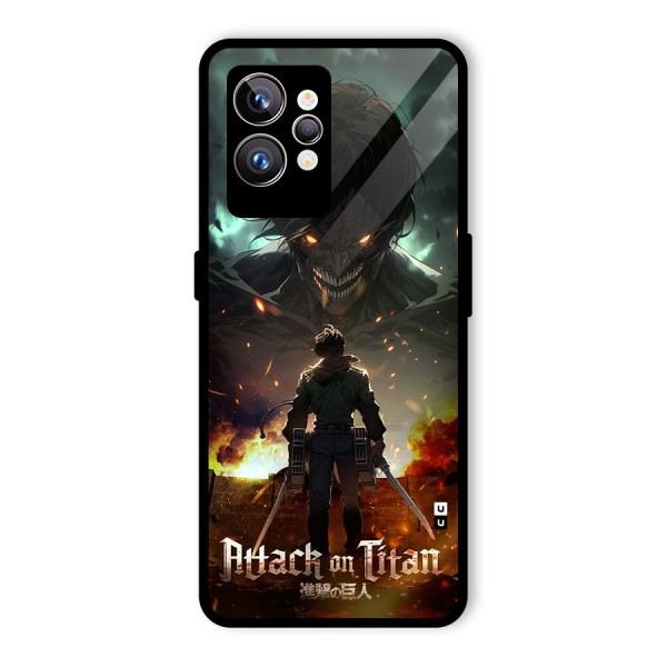 Atack On Titan Glass Back Case for Realme GT2 Pro