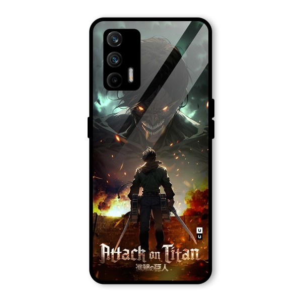 Atack On Titan Glass Back Case for Realme GT 5G