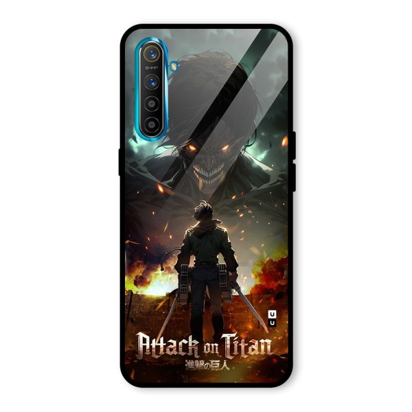 Atack On Titan Glass Back Case for Realme X2