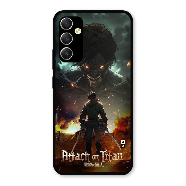 Atack On Titan Metal Back Case for Galaxy A34