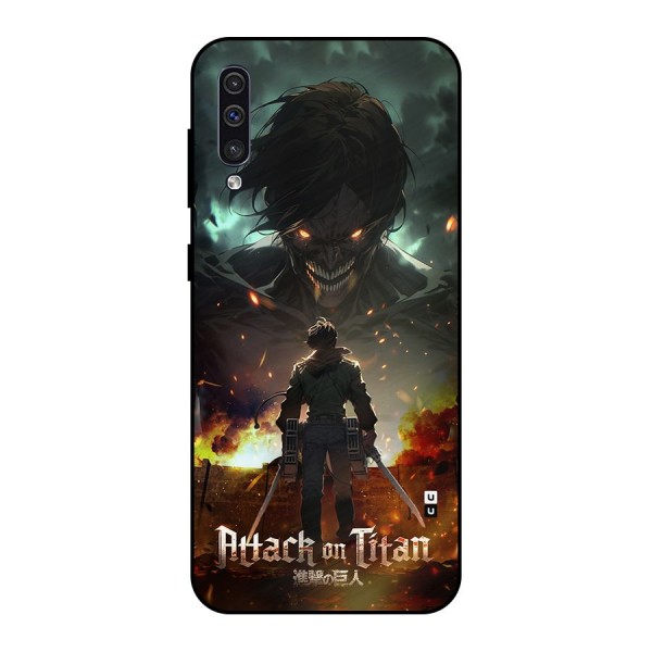 Atack On Titan Metal Back Case for Galaxy A50