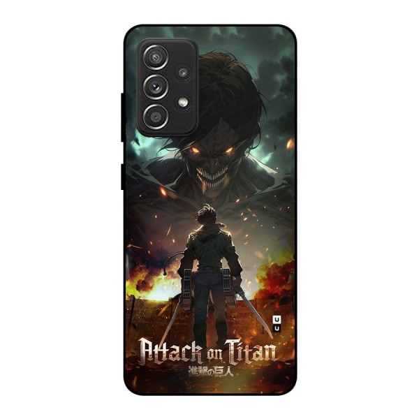 Atack On Titan Metal Back Case for Galaxy A52