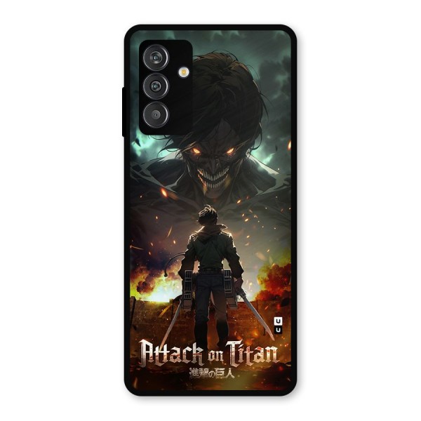 Atack On Titan Metal Back Case for Galaxy F13