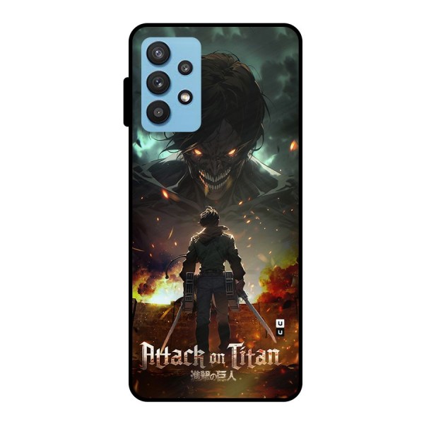 Atack On Titan Metal Back Case for Galaxy M32 5G