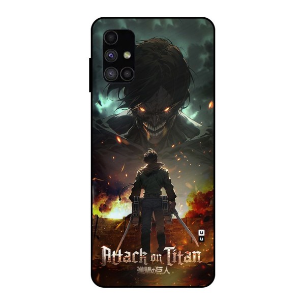 Atack On Titan Metal Back Case for Galaxy M51