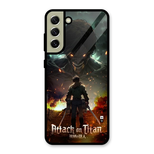 Atack On Titan Metal Back Case for Galaxy S21 FE 5G (2023)