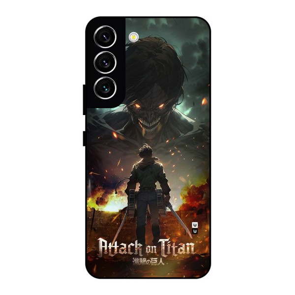 Atack On Titan Metal Back Case for Galaxy S22 5G