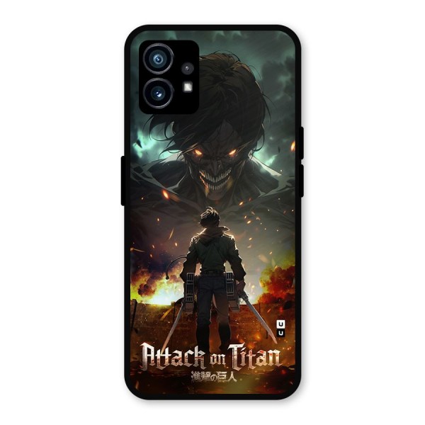 Atack On Titan Metal Back Case for Nothing Phone 1