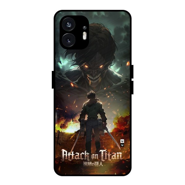 Atack On Titan Metal Back Case for Nothing Phone 2