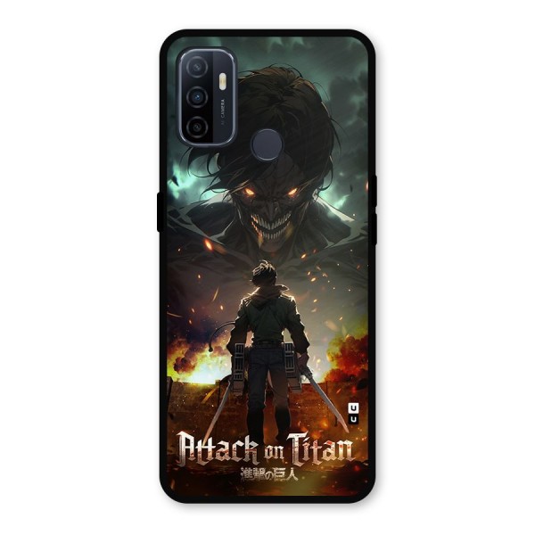 Atack On Titan Metal Back Case for Oppo A53