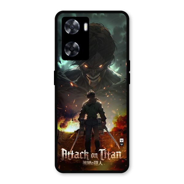 Atack On Titan Metal Back Case for Oppo A77