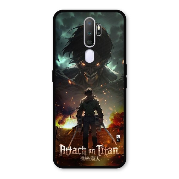 Atack On Titan Metal Back Case for Oppo A9 (2020)