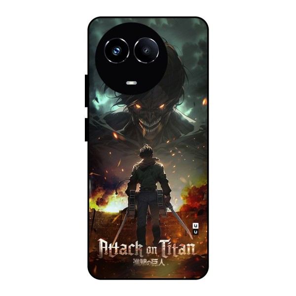 Atack On Titan Metal Back Case for Realme 11 5G