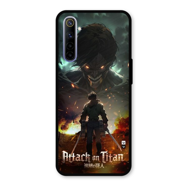 Atack On Titan Metal Back Case for Realme 6