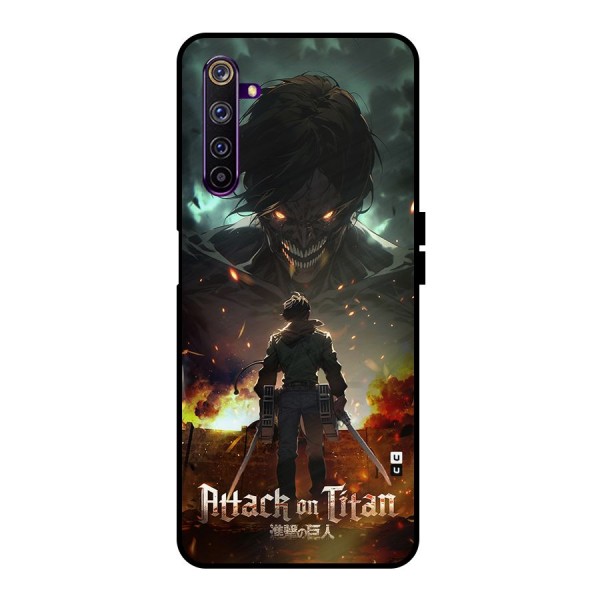 Atack On Titan Metal Back Case for Realme 6 Pro