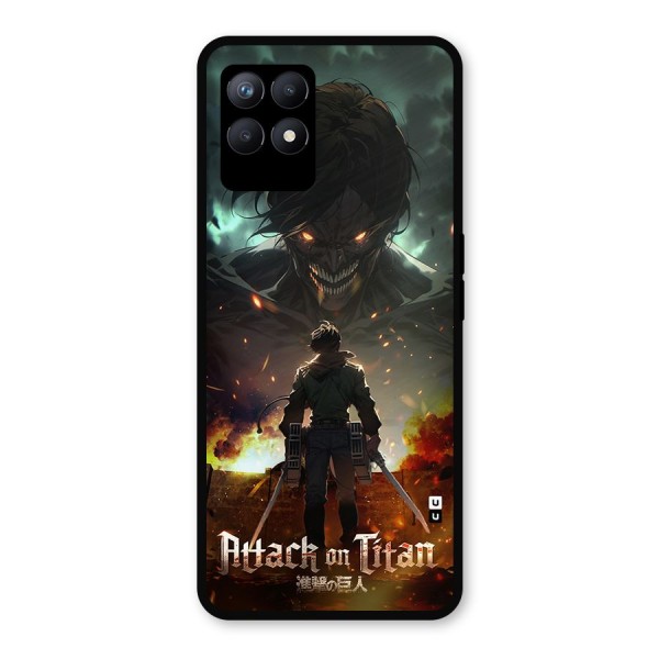 Atack On Titan Metal Back Case for Realme 8i