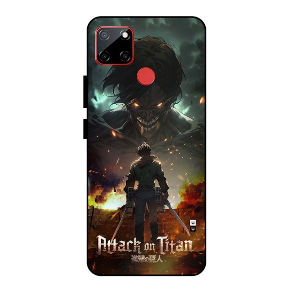 Atack On Titan Metal Back Case for Realme C12