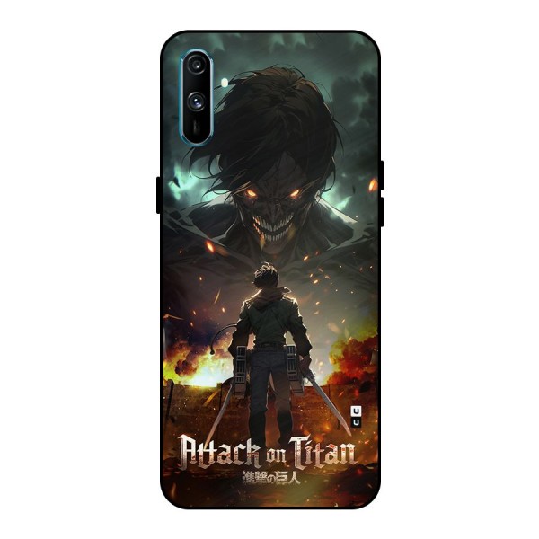 Atack On Titan Metal Back Case for Realme C3